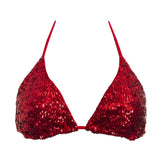 MIX REGGISENO TRIANGOLO DONNA  ROSSO